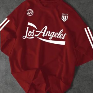 Nk- LA oversized men's casual white cotton fabric t shirt half sleeves