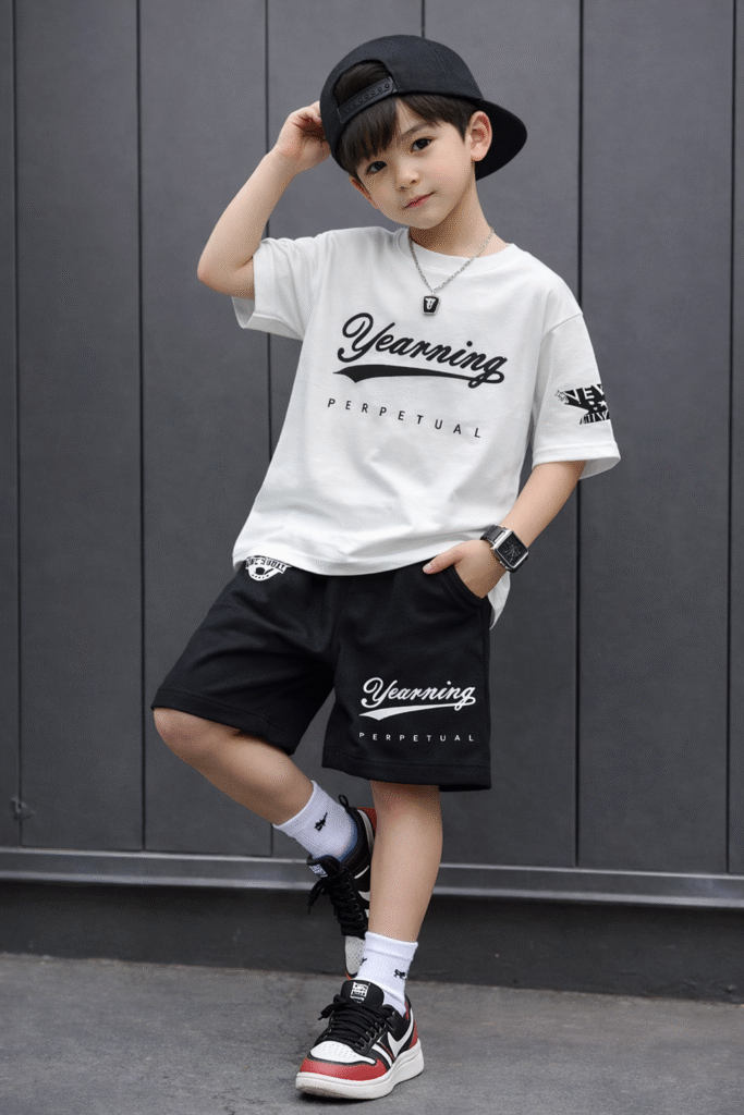 streetwear vibe with confidence