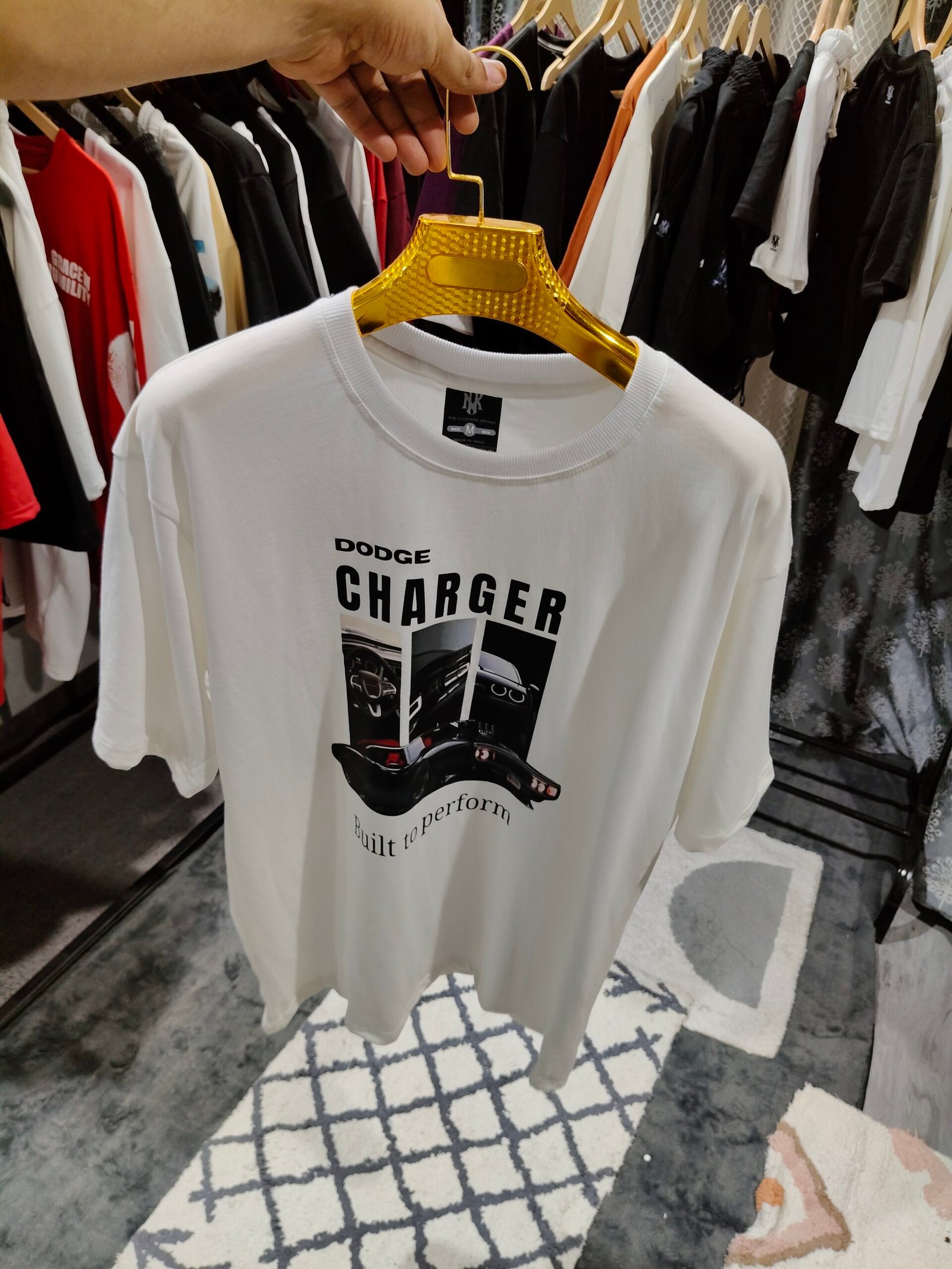 Mustang White T-shirts Mustang White T-shirts