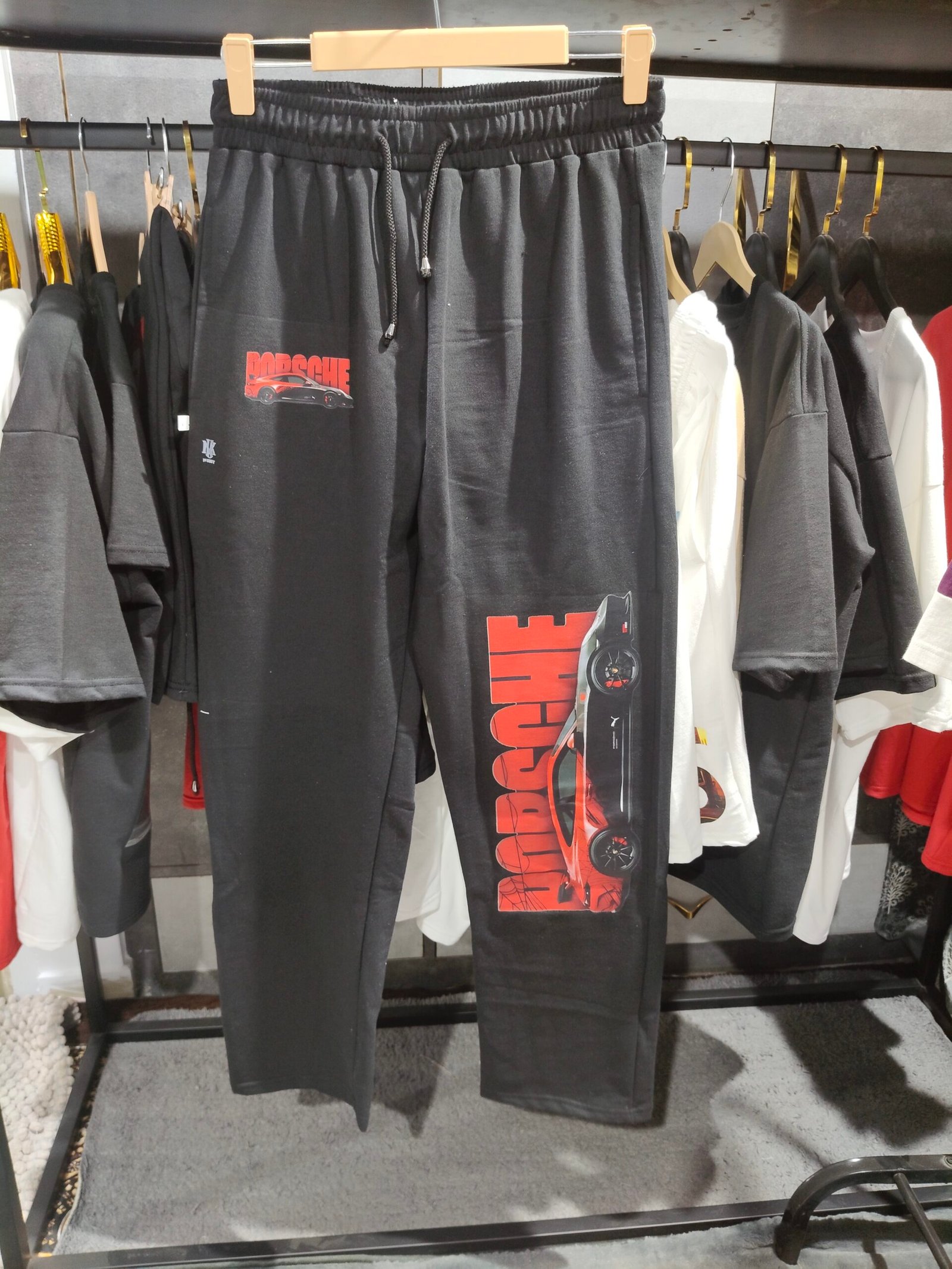 Porsche Graphic Oversized Sweatpants #02 Porsche Graphic Oversized Sweatpants #01